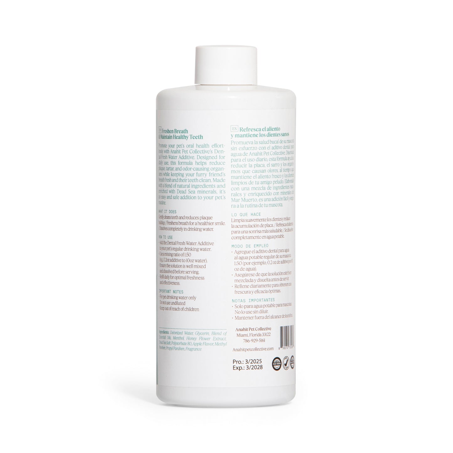 Dental Fresh Water Additive Apple Flavor