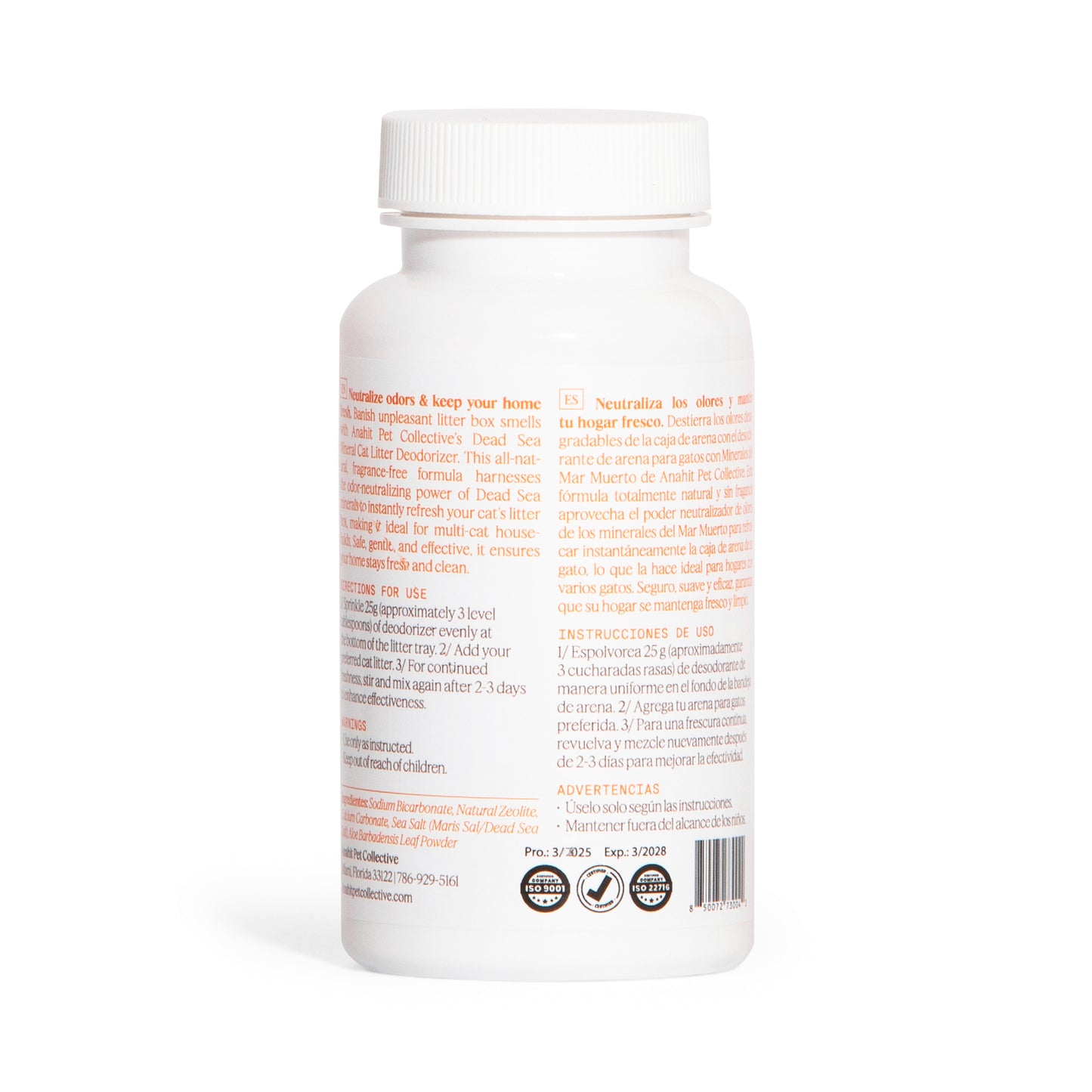 Dead Sea Mineral Cat Litter Deodorizer