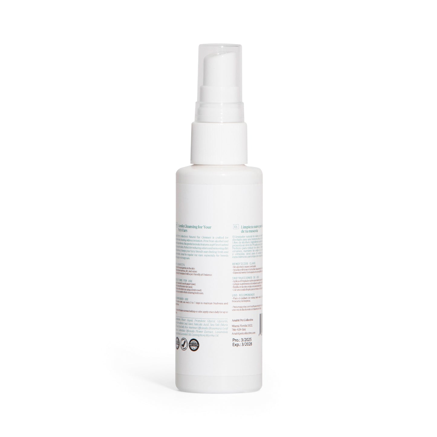 All Natural Dead Sea Mineral Ear Cleanser For Pets