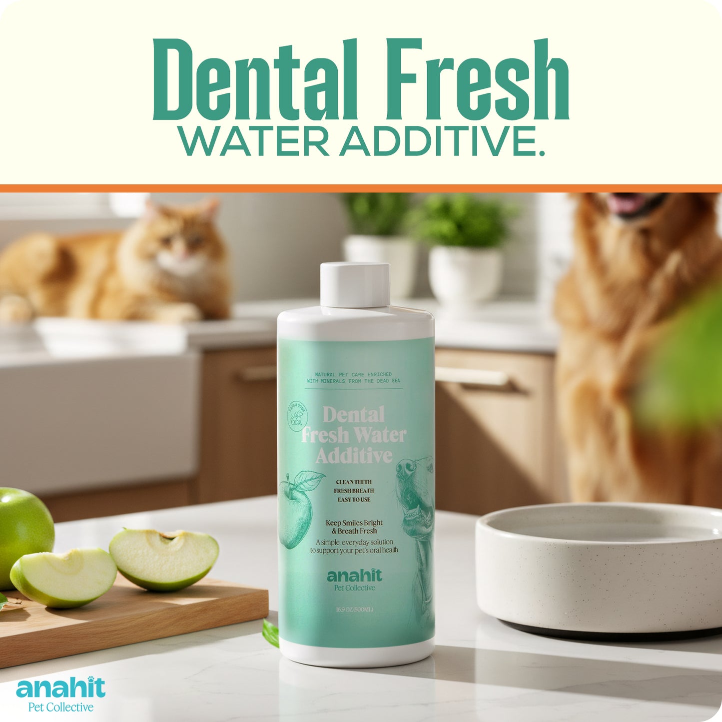 Dental Fresh Water Additive Apple Flavor