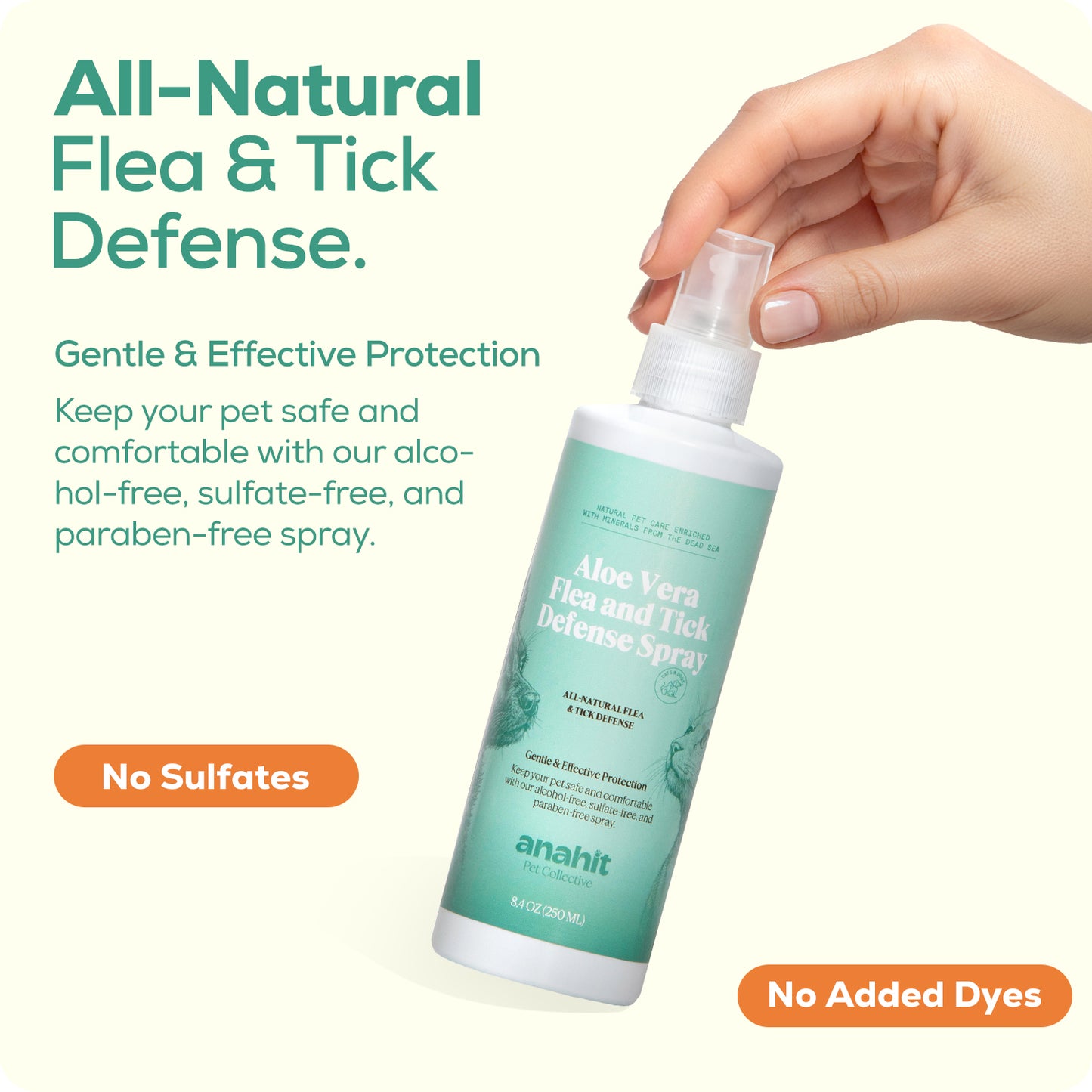 Aloe Vera Flea and Tick Defense Spray